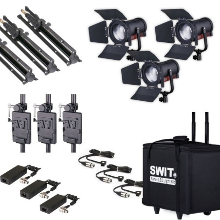 FL-C60D Kit 60W Spot LED Kit 3x LED 60W Spot LED bi-coul Swit