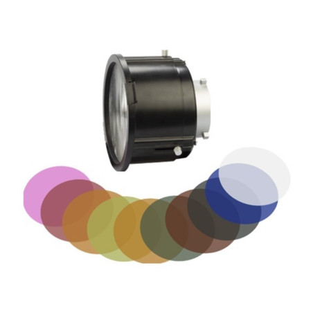 BA-F3X Objectif Fresnel et filtres de couleur Objectif F Swit