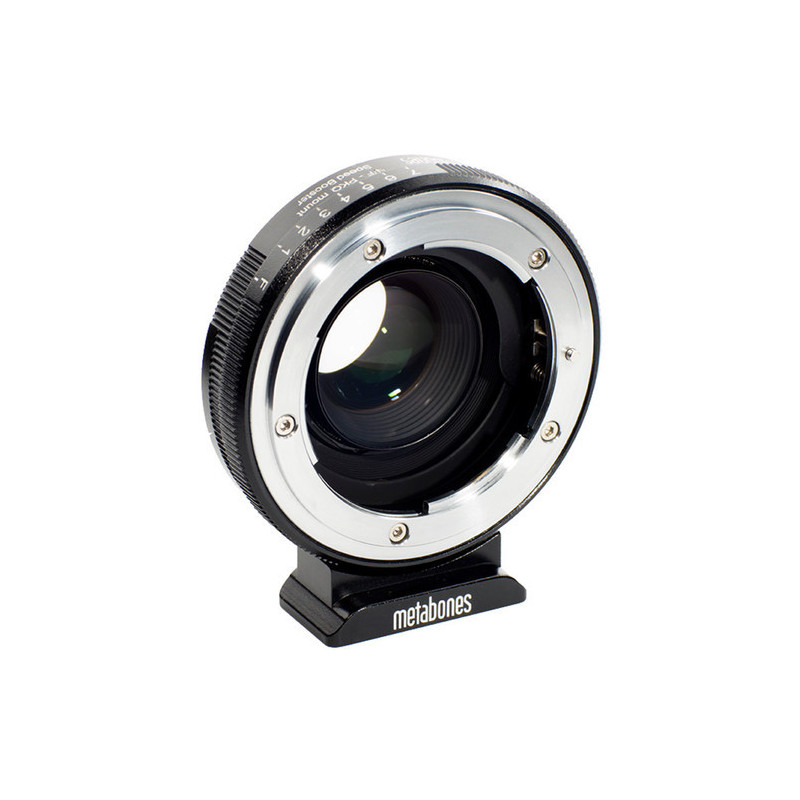 Nikon G-Type F Lens to Pentax Q-Mount Camera 0.5x Speed Booster