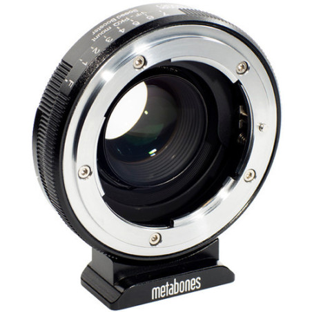 Nikon G-Type F Lens to Pentax Q-Mount Camera 0.5x Speed Metabones