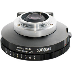 Nikon G-Type F Lens to Pentax Q-Mount Camera 0.5x Speed Booster Metabones