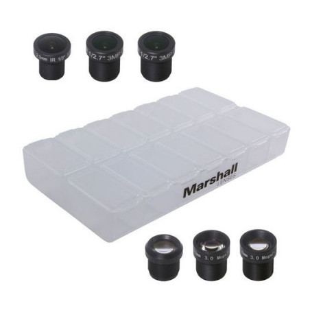 Marshall Electronics 2.3mm f/2.2 M12 3MP Lens 2.3, 2.8, Marshall
