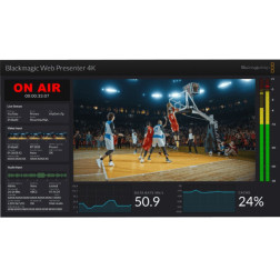 Web Presenter 4K Solution de streaming tout-en-un Blackmagic Design