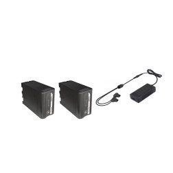 2 x Battery "Series U" BP-U for PXW-xxx - 14.4V - 6A - 98W - USB Swit