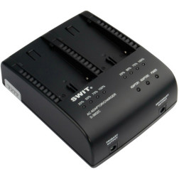 S-3602C Chargeur simultané 2 batteries type Canon BP Cha Swit