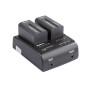 S-3602F Chargeur double simultane batteries type Sony NP-F S-3602F Chargeur double simultane batteries type Sony NP-F