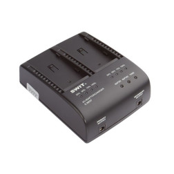S-3602F Chargeur double simultane batteries type Sony NP Swit