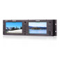 Rack 19" 3U Dual Monitor LCD 7" - SDI