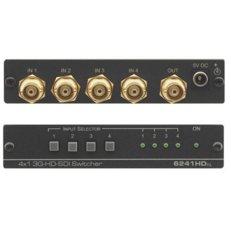 4x1:2 SDI Video Switcher - Multistandard, 1x2 DA, Push B