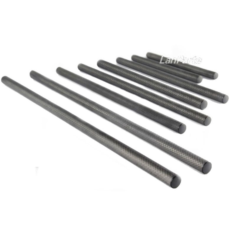 Barres de 300mm en fibre de carbone - diamètre de 15mm (paire) Barres de 300mm en fibre de carbone - diamètre de 15mm (paire)
