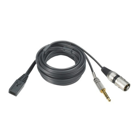 Broadcast stereo headset with dynamic boom microphone Br