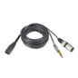Broadcast stereo headset with dynamic boom microphone