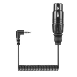 Mini jack/XLR Cable from Iphone/Ipad to Sennheiser MKE 600 Camera-microphone Sennheiser