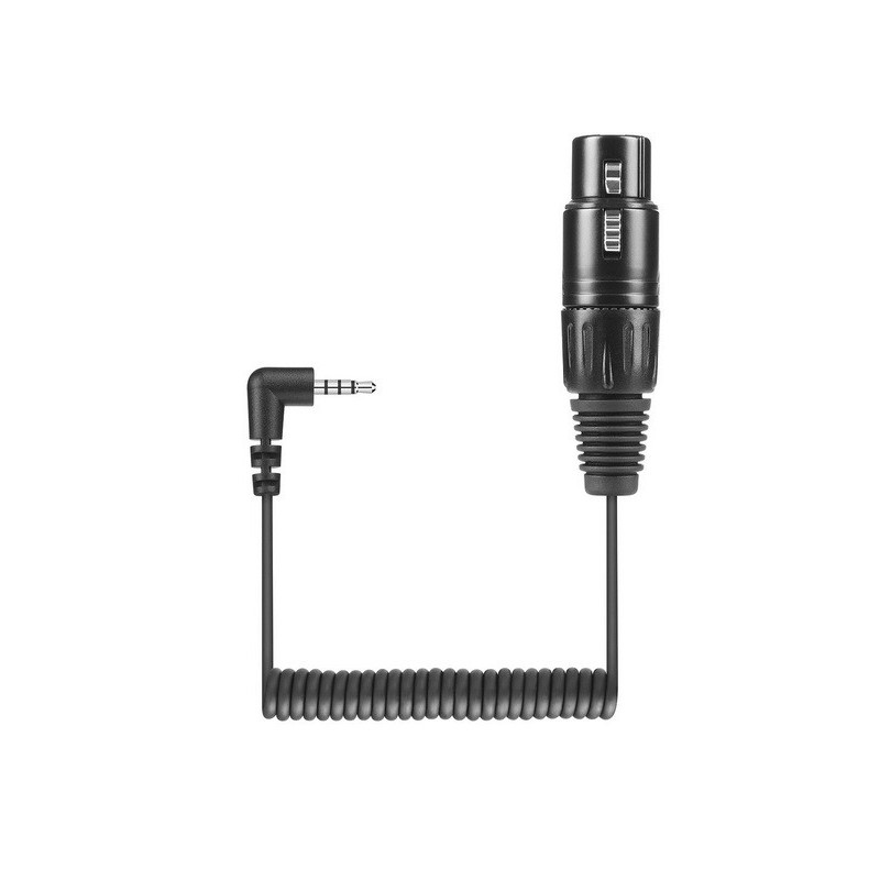 Mini jack/XLR Cable from Iphone/Ipad to Sennheiser MKE 600 Camera-microphone