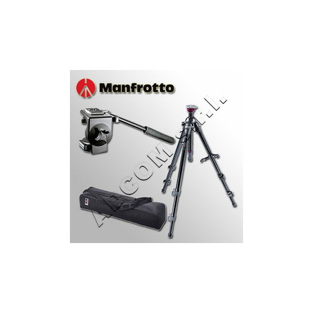 Kit fluid head 128RC + tripod 755BK + bag Max.4 Kg Aluminum Tripod System Manfrotto