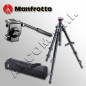 Kit fluid head 128RC + tripod 755BK + bag Max.4 Kg Aluminum Tripod System Kit fluid head 128RC + tripod 755BK + bag Max.4 Kg Aluminum Tripod System