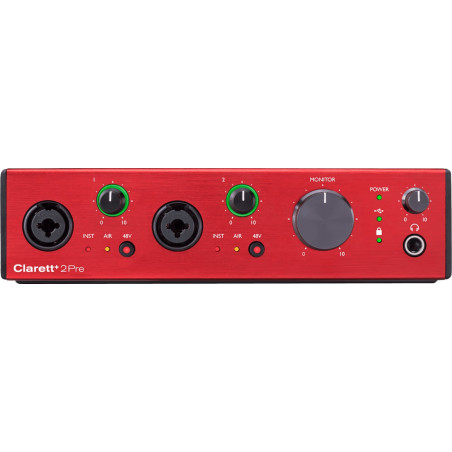 Clarett+ - Interface 10 In / 4 Out Clarett+ - Interface FOCUSRITE