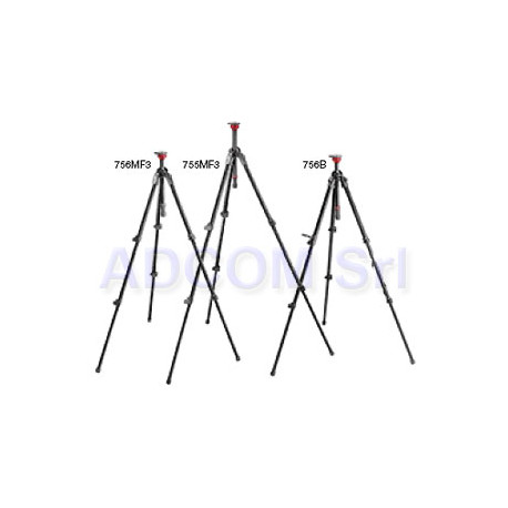 755CX3 - MDEVE MagFibre Video Tripod,load capacity 7 kg Manfrotto