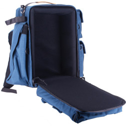 Backpack Holds a Camcorder up to 15 Backpack (Blue) Hold