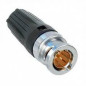 rearTWIST BNC cable connector offers a true 75 O design rearTWIST BNC cable connector offers a true 75 O design