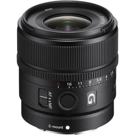 15 mm F1.4, 22.5mm APS-C Monture Sony E Sony