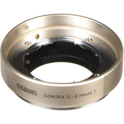 Contax G Lens to Sony E-mount Camera T Adapter (Gold) Metabones