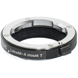 Leica M Lens to FUJIFILM X-mount Camera T Adapter (Black