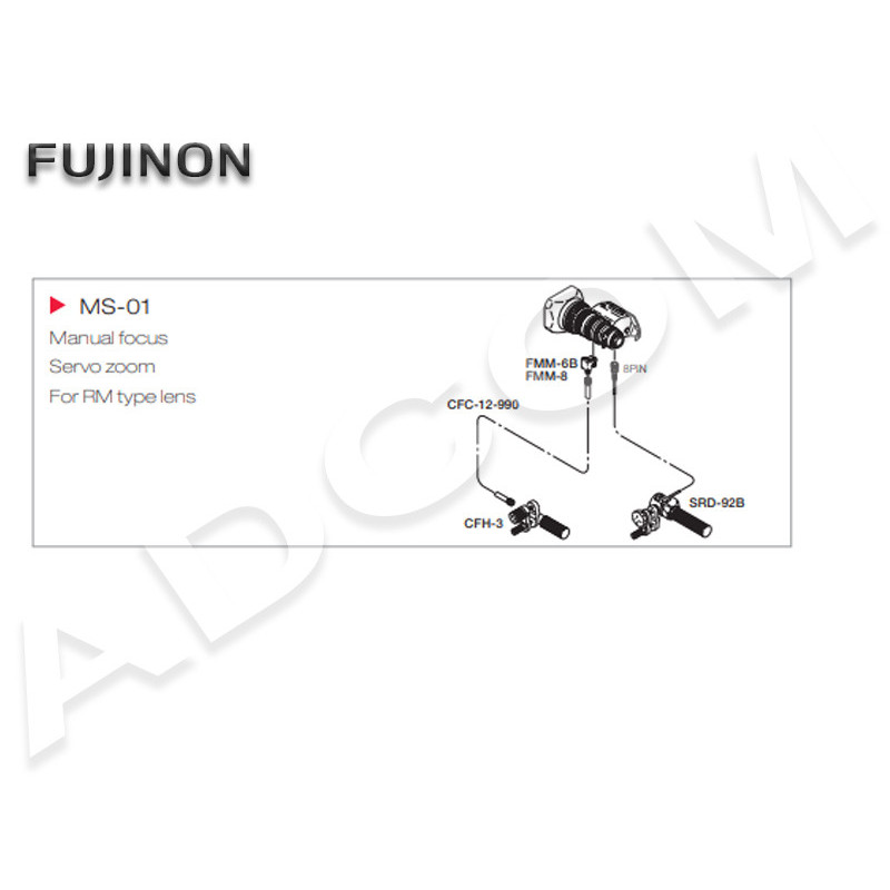 Remote Controls Focus and Zoom 12 Pins Fujinon Remote Controls Focus and Zoom 12 Pins Fujinon