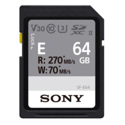 SDXC 64GB UHS-II U3  Sony