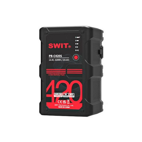 V-mount battery 14.4V, 420Wh 2x D-tap Swit
