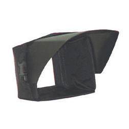 Mini Hood with 2.5" diameter LCD panel on the monitor Petrol