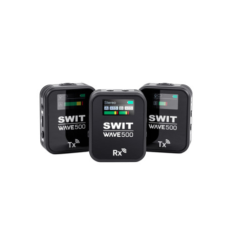 Swit Dual Channel Wireless Microphone - WAVE500 Swit Dua Swit