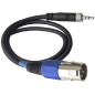 XLR unbalanced line output cable for EK 100/500 G2