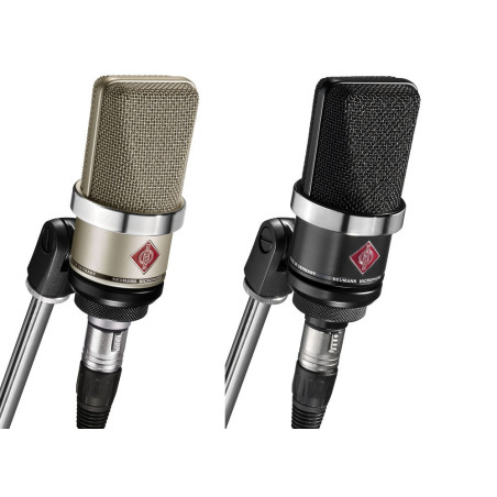 Condenser microphone for speaker colour silver Neumann