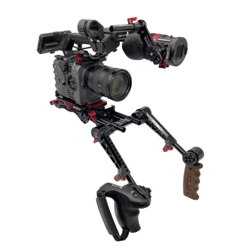 Z-SX6-PDG Sony FX6 Recoil Rig con Dual Trigger Grips Z-SX6-PDG Sony FX6 Recoil Rig con Dual Trigger Grips