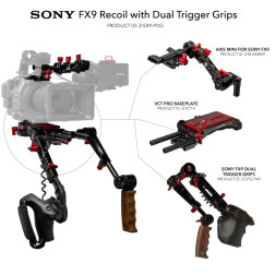 Z-SX9-PDG Sony FX9 Recoil with Dual Trigger Grips Sony F Zacuto