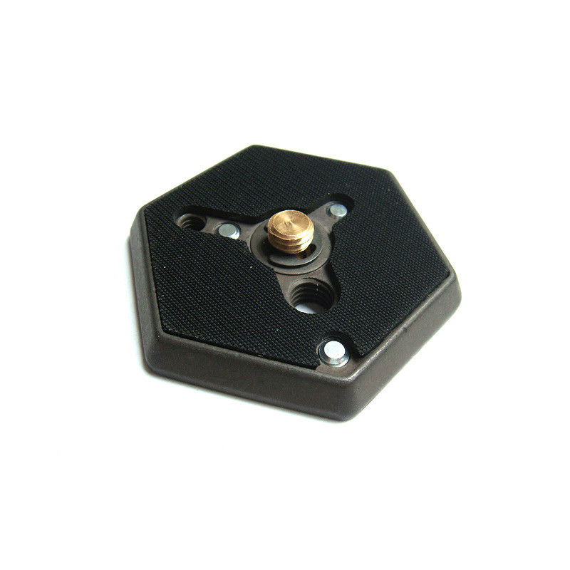 130-38 - Hexagonal Quick Release Plate (Flat Bottomed) with 3/8" Screw