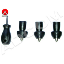 15SPK3 - Kit 3 pcs. Foot rubber/steel for MT190XPRO3 (for tube 15,5) Manfrotto