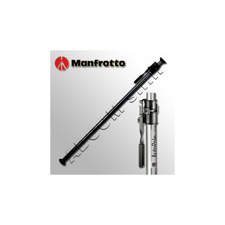 432-3,7B - Single Deluxe Autopole 2 -- 6.8 - 12.1' (2 - 3.7 m) BLACK