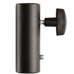 152 - Spigot adapter 5/8" male with thread 1/4" male to 3/8" female Manfrotto