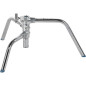 A2007 - Avenger Mini base tortue C-Stand, finition chrome, 27 cm A2007 - Avenger Mini base tortue C-Stand, finition chrome, 27 cm