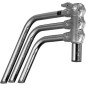 A2007 - Avenger Mini base tortue C-Stand, finition chrome, 27 cm A2007 - Avenger Mini base tortue C-Stand, finition chrome, 27 cm
