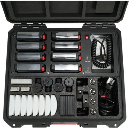 AL-MC 4-Light kit de voyage 8 torches MC Aputure MC Pro Aputure