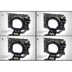 Mattebox filtres 4x4 2 porte filtre dont un rotatif 360° Lanparte