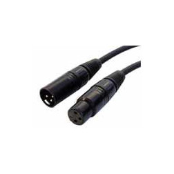 XLR3 Male Femelle 1.5m Audiophony