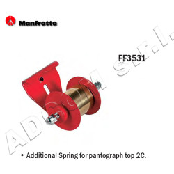 FF3531 - Spring Type 4 Red. Additional spring for pantograph top 2C Manfrotto
