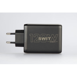 UC-2120E 120W 2xUSB-C and 2xUSB-A Simultaneous PD-compatible GaN Charger (EU) Swit
