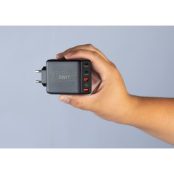 UC-2120E 120W 2xUSB-C and 2xUSB-A Simultaneous PD-compat Swit