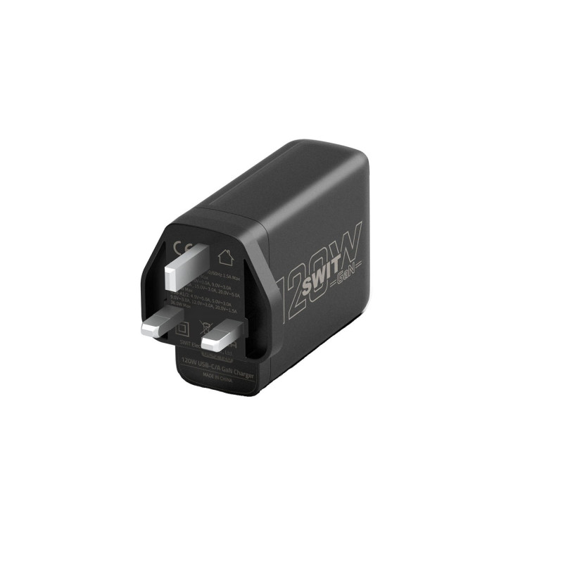 UC-2120U 120W 2xUSB-C and 2xUSB-A Simultaneous PD-compatible GaN Charger