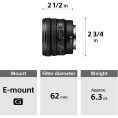10-20 mm f4 PZ G APS-C lens monture E Sony